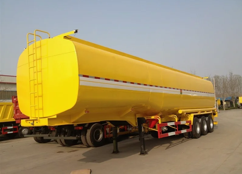 Best quality used fuel oil tank semi trailer 4000 liters fuel tank trailers semi-trailer