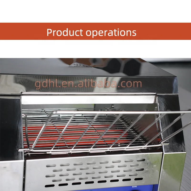Restaurant Hotel Commercial Toaster And Bread Machine Electric Automatic Bread Conveyor Belt Toaster
