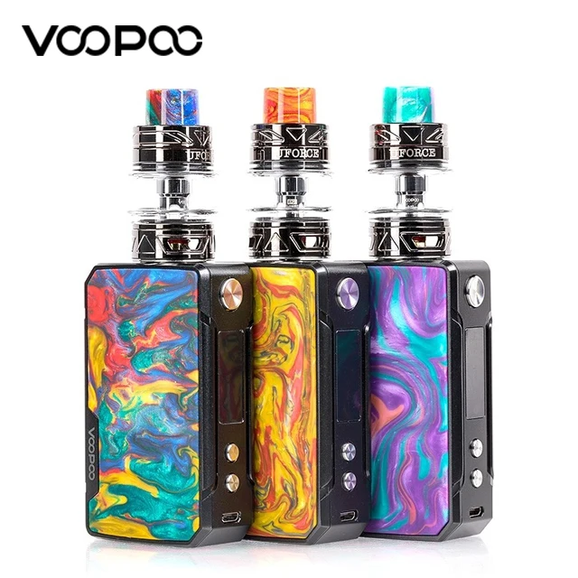 
2019 new e cigarette vape mod VOOPOO DRAG Mini Platinum 117W Kit BOX MOD 4400mAh 