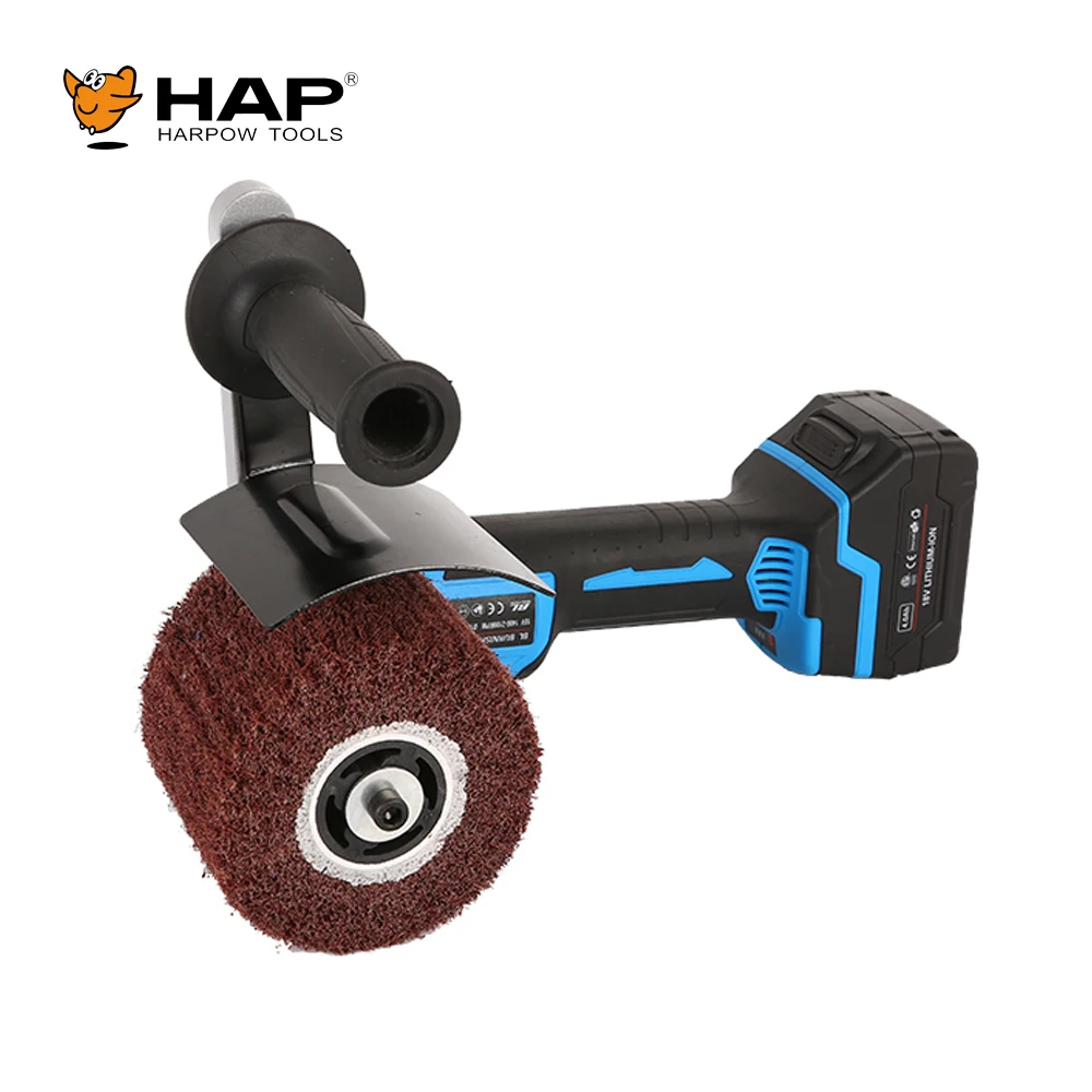Adjustable Speed Handheld Polishing Machine 700-300RPM Drum Burnishing Machine Belt Pipe Polisher