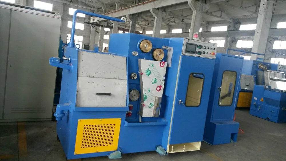 
22 dies copper fine wire drawing machine with annealer price 