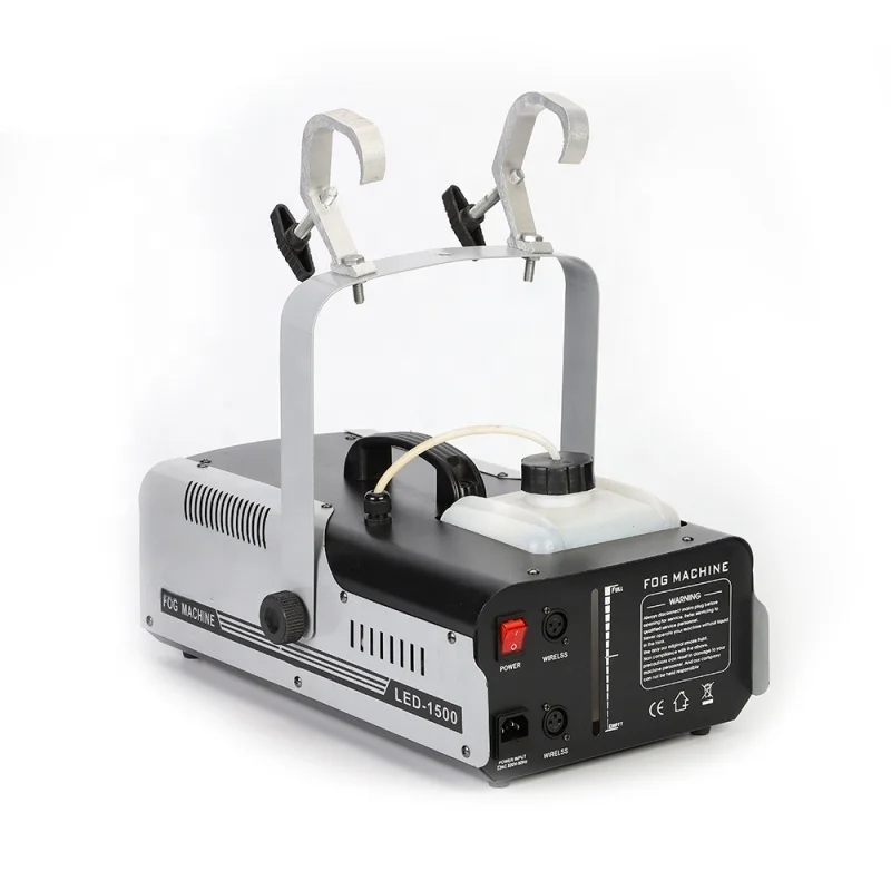 TOP Hot selling LED 1500 w portable Dj stage party car LED fog smoke wedding nightclub led 1500w smoke machine smog maker bar dj