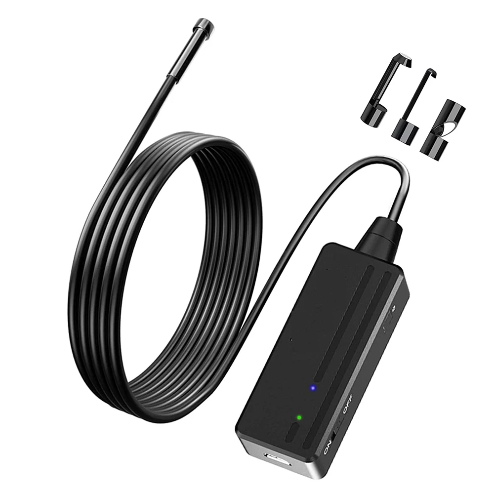 Wireless Endoscope, Semi-Rigid WiFi Borescope Inspection Camera 1080P 2.0 Megapixels HD Snake Camera IP68 Waterproof for Android