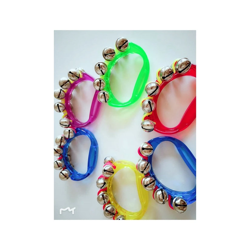 Wholesale Wrist Bell Foot Bell Hand Bell Children Tambourine Toy Dancing Percussion Instrument