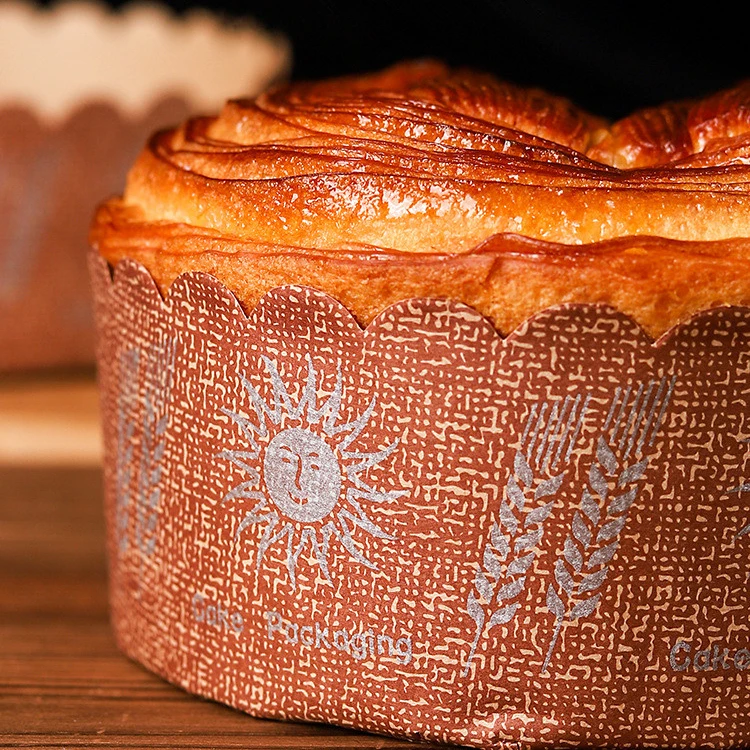 Round Paper Baking Cake Pan Disposable Baking Molds Safe Baking Paper Pie Boxs Perfect for Muffins or Mini Snacks