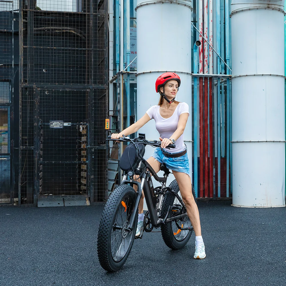 Eu Warehouse 500W Moto Electric Bike 7 Speed 48 V 10 Ah Battery Fat Tire Dual Suspension Electric Mtb Cycle