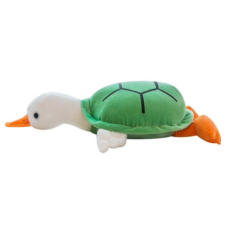 New turtle family duck tortoise shell duck plush toy creative cute turtle transformed into duck doll