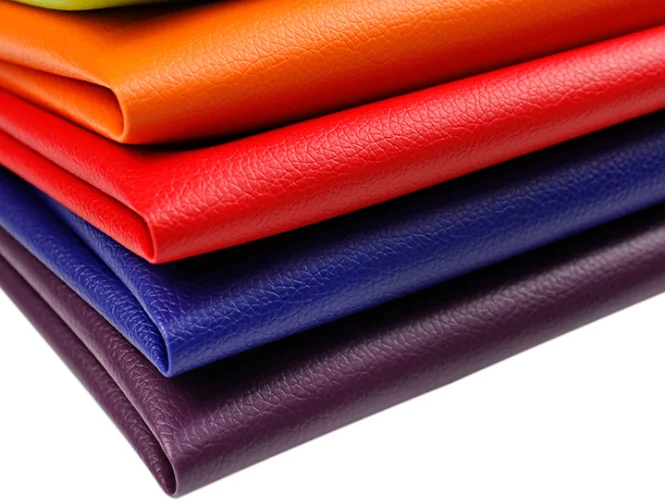 High Quality Brilliant 1.0MM Vintage Embossed PVC Fabric Textiles Artificial Full Grain Furniture Sofa Leather Rexine Rolls