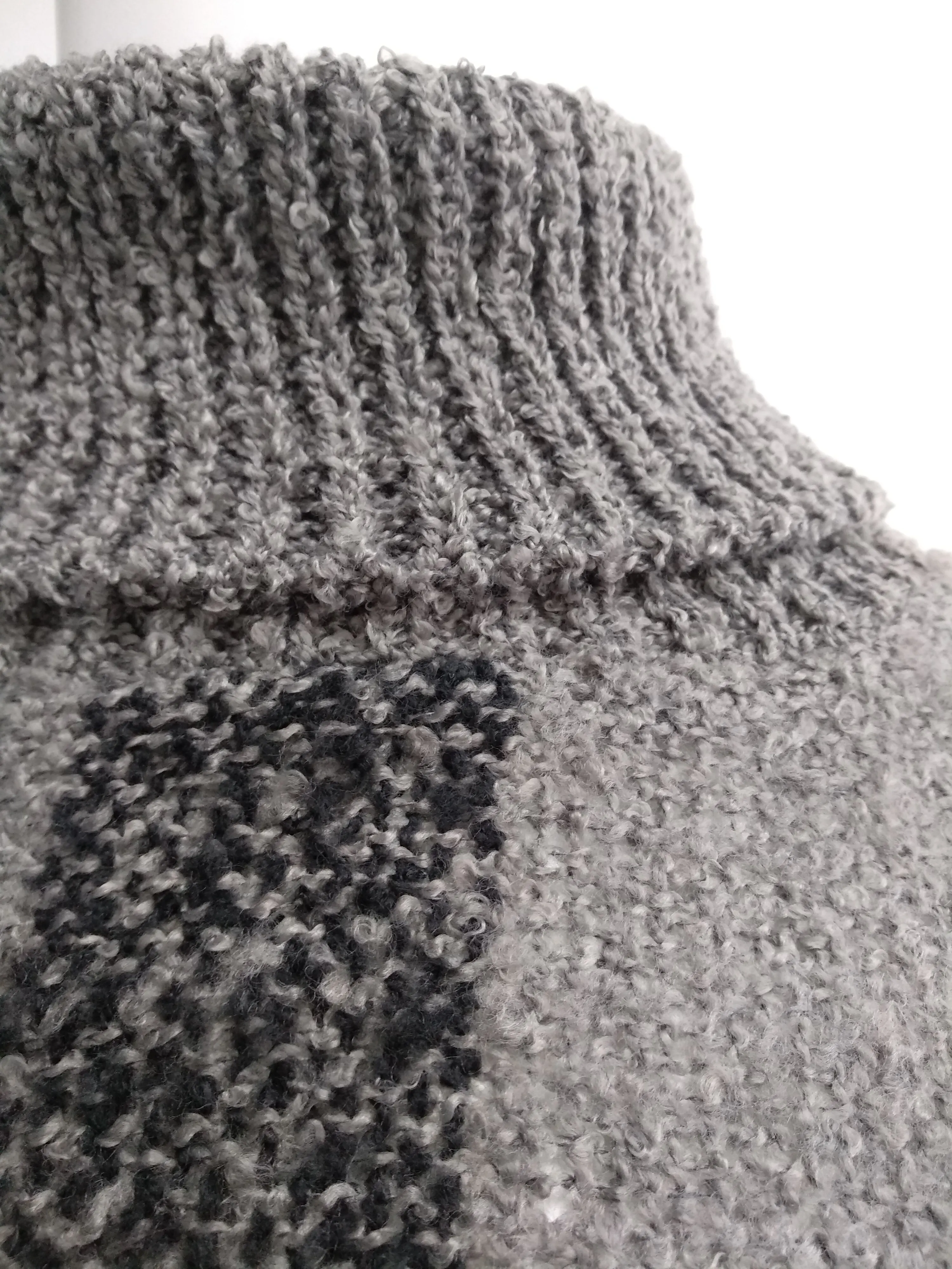 
Top Women Neck Turtle Cloak Sleeveless High Neck Plaid Poncho Sweaters With Tassel 