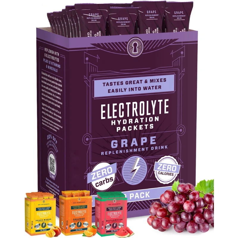 OEM частная этикетка электролитов порошок гидратации путешествия пакеты Keto электролиты Электролитный напиток