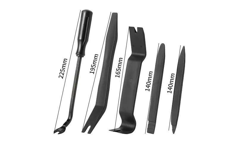 Hot Sale 5pcsCar Removal Tools Automobile Nail Puller Radio Audio Panel Door Repairing Clip Trim Removal Pry Repair Plastic Tool
