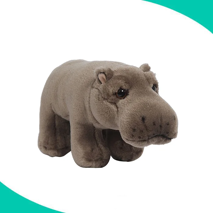 OEM design plush purple hippo toys stuffed hippo soft toy for sale