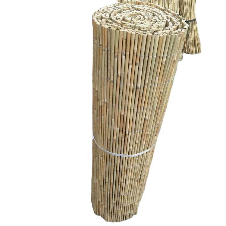wholesale price 8-10 mm farm reed bamboo fencing panels