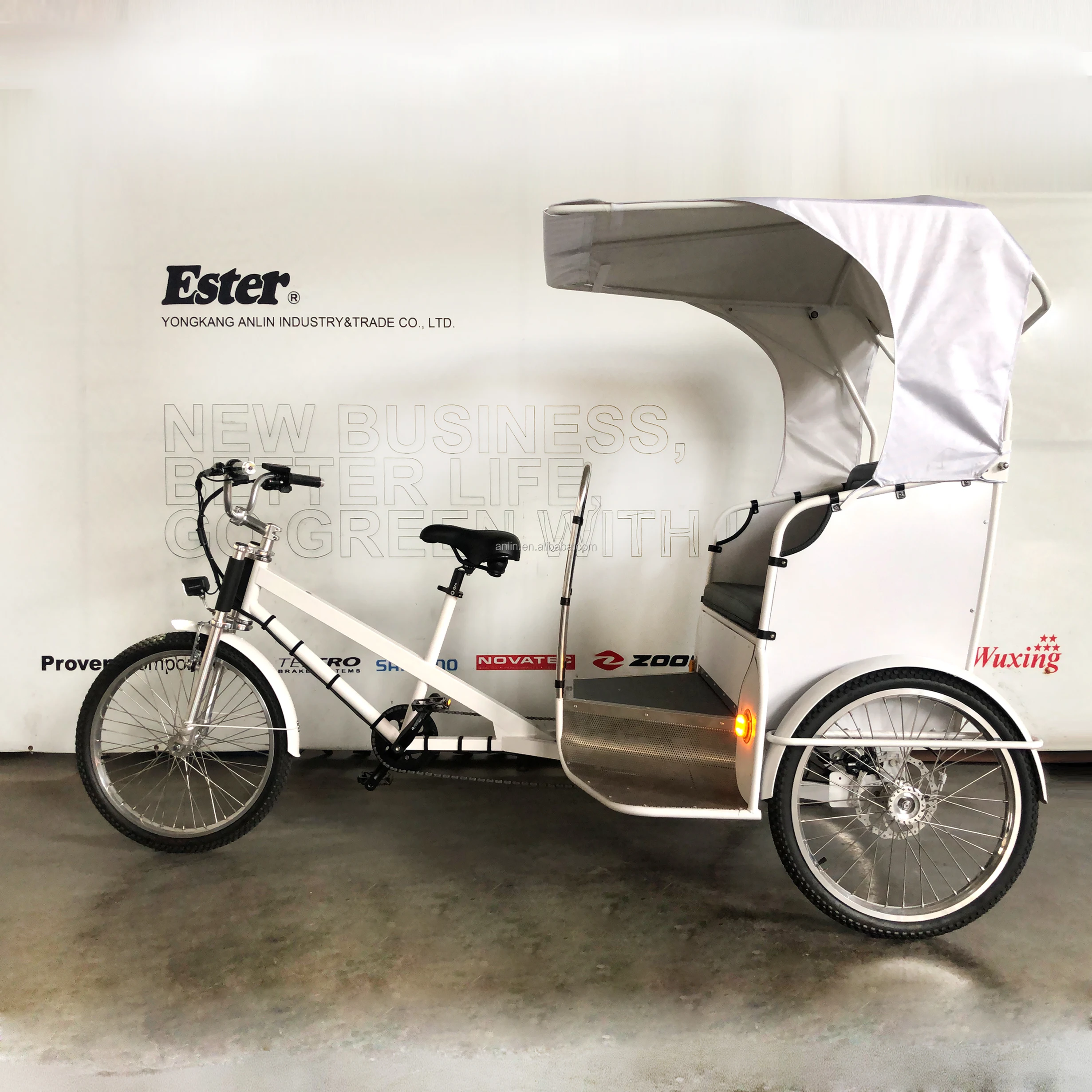  Электрический рикша ESTER Pedicab/аккумуляторный трехколесный велосипед с педалью для взрослых электрическая машина