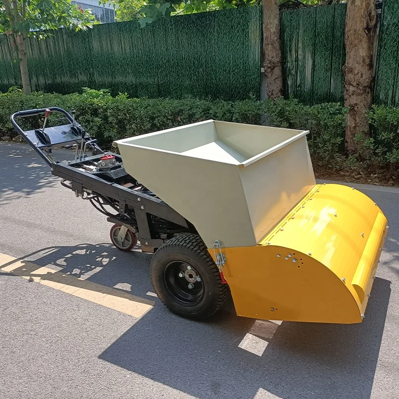 Small Asphalt Concrete Paver Mini Walk-Behind Road Asphalt Leveling Machine Patch Road Ground Width Adjustable