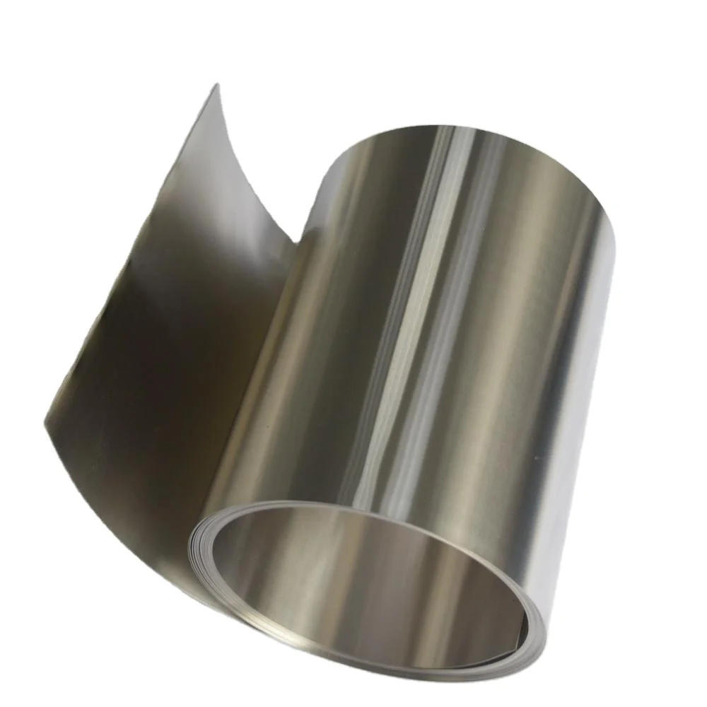 high purity 99.6%  nickel foil Ni strips manufacture in China