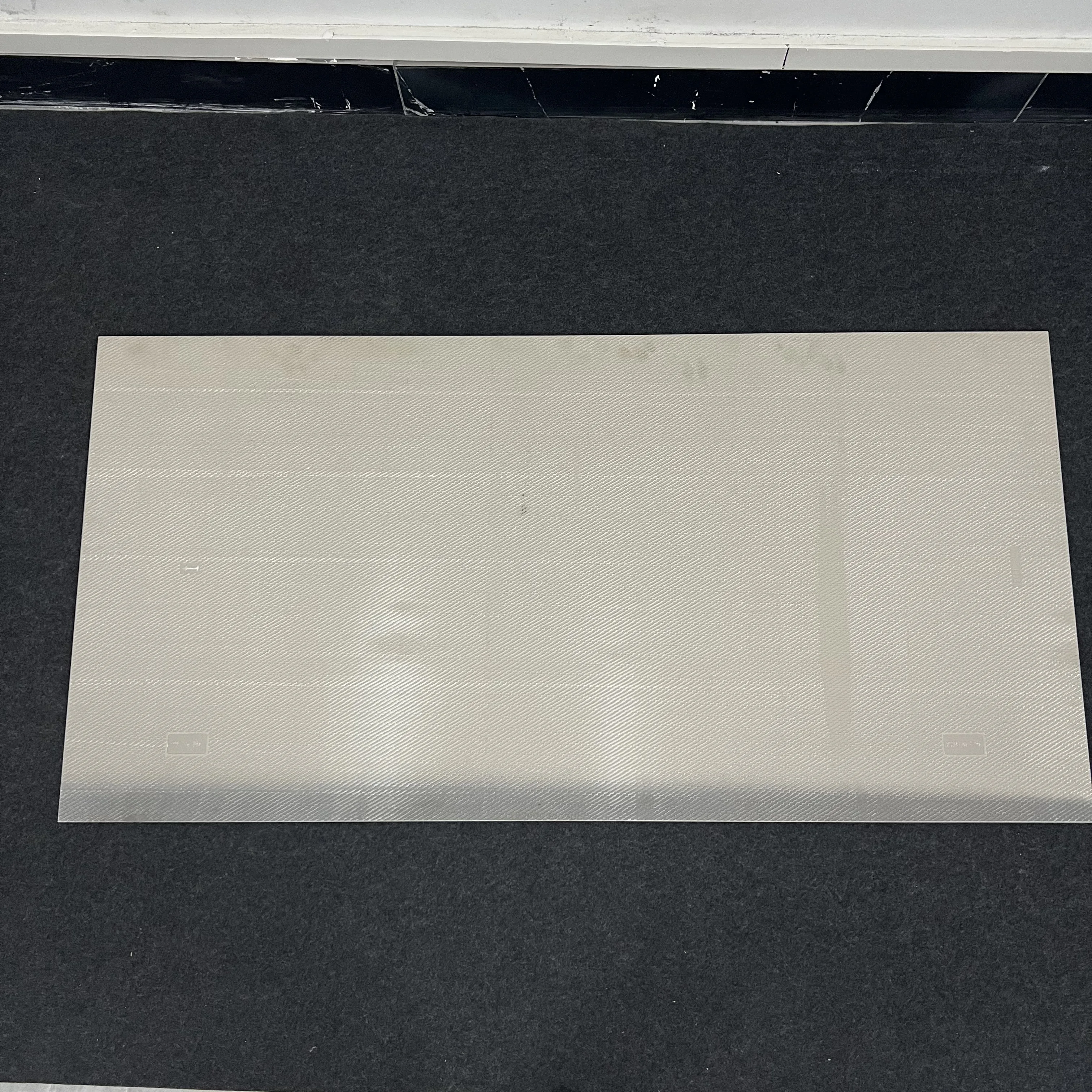 Sky Blue Ceramic Tile With Golden Sand And Golden Veins