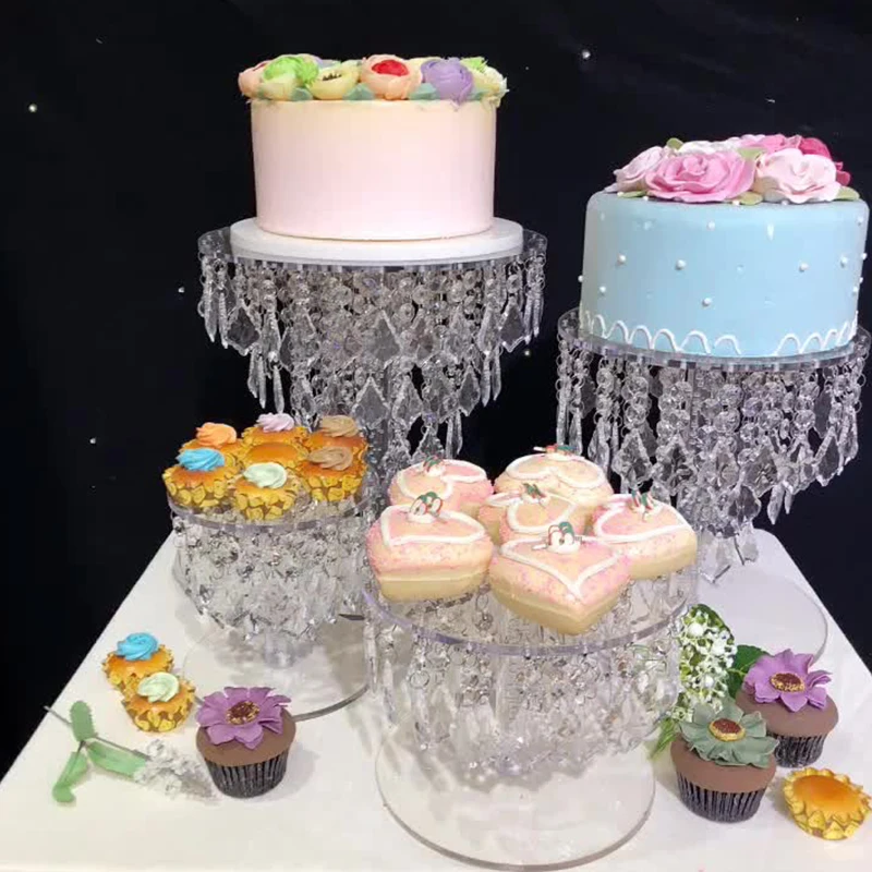 Wholesale Cupcake Stands Cake Stand Set Wedding Cake Stand Birthday Party Dessert Display Plate