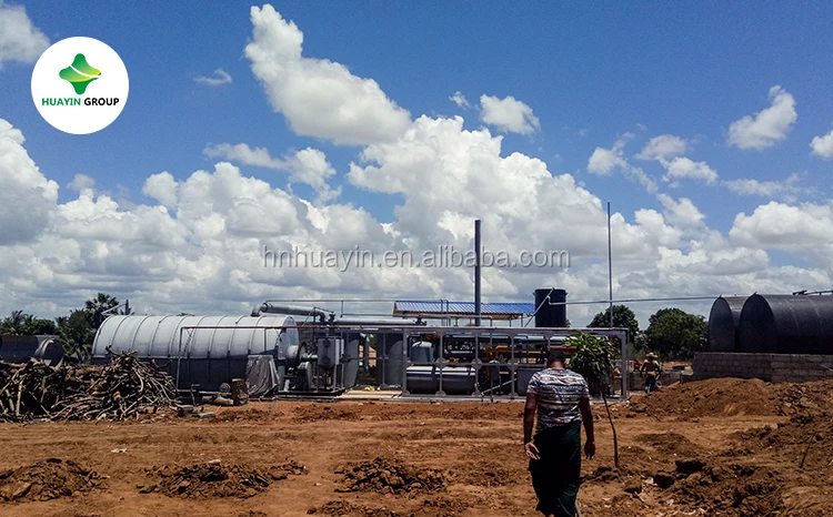 Пиролизная масляная система отходов пластмассы, топливная установка для термической деполимеризации