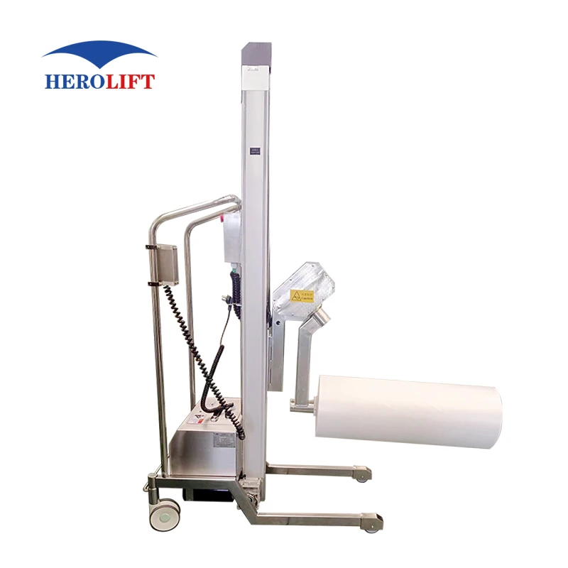 Hot sale light duty roll paper roller lift film reel lifter with lower price