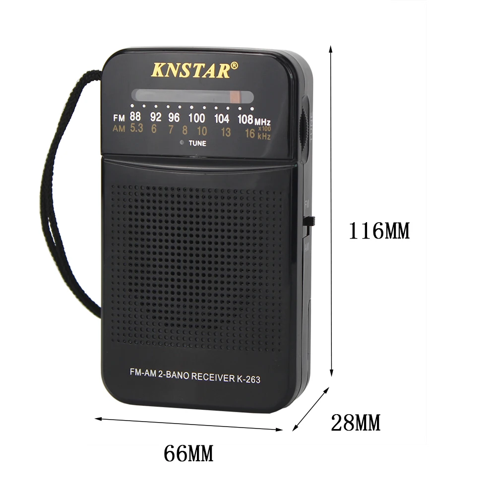 K-263 Pocket Fm Am двухдиапазонный DSP Dab микро-радиоприемник с разъемом для наушников