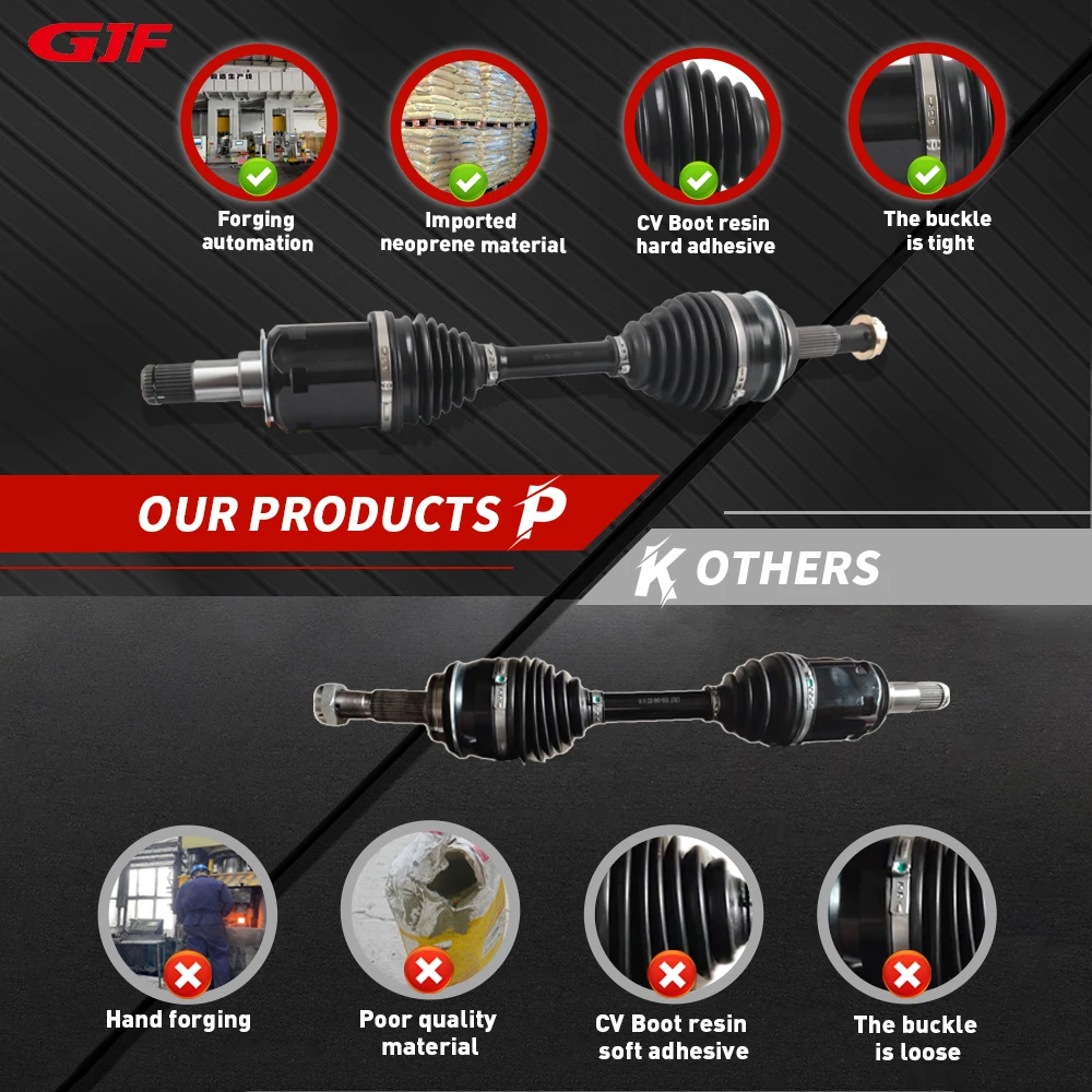 GJF auto parts c.v. joints axle shaft front left right drive shaft for Kia Sorento XM 2.2T L 2009-2014 49500-2B700
