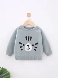 mongolian 100% pure cashmere baby wear kid scottish clothes knit sweater pullover cartoon jumper boy