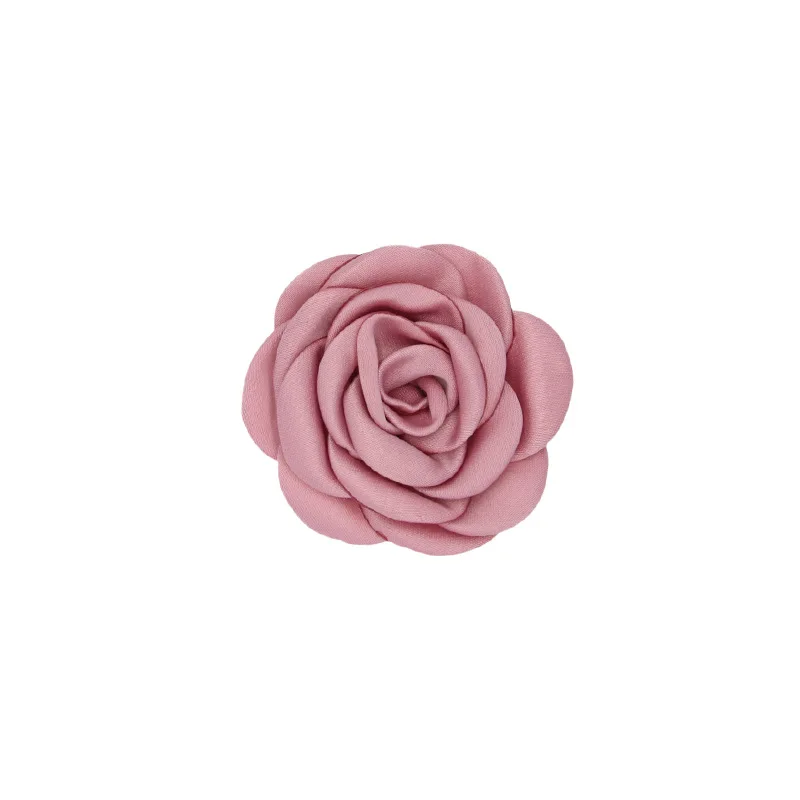 Handmade camellia flowers 6cm Chiffon Flower 3d Fabric Flowers diy toys Headwear for Shoes hats
