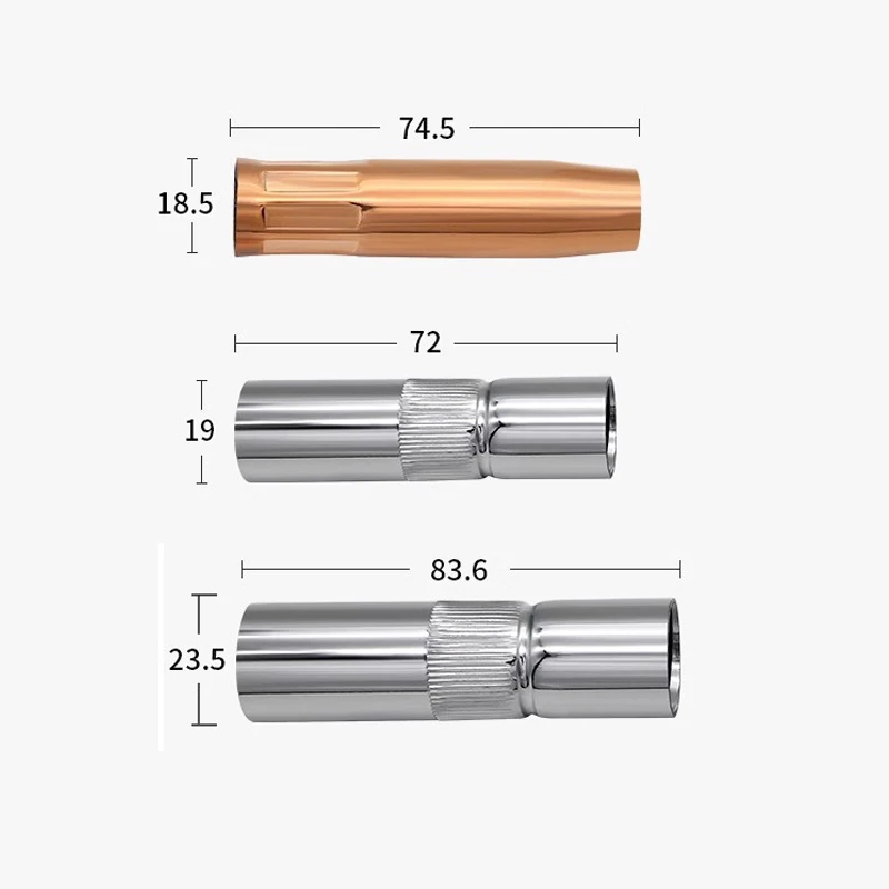 Hot Selling 200A/350A/500A Mig Torch Nozzle Mig Gas Nozzle for Japanese Welding Torch
