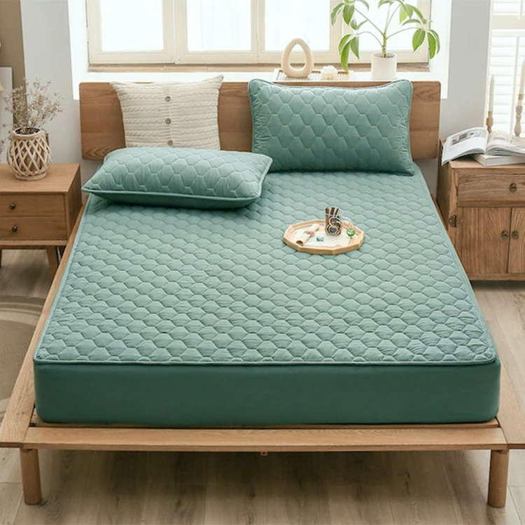 European kid printed cot waterproof crib washable mattress protector baby dry sheet