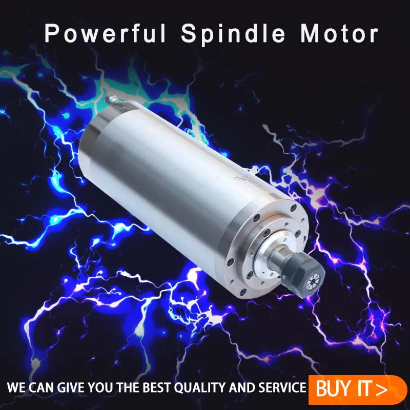 
Er20 nut 3.0KW high rpm spindle motor water cooled spindle 