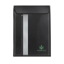 Custom Logo Waterproof Storage Pouch Fireproof Document Bag for Money Fireproof Bag