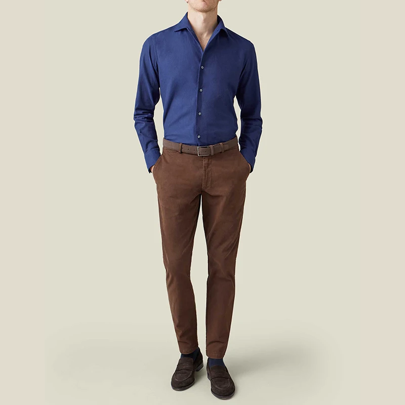 Hot Style Chemise PourDe Hombres De Boton, Blouse Homme Linen Shirt Men Camisas Patchwork Shirt For Men/