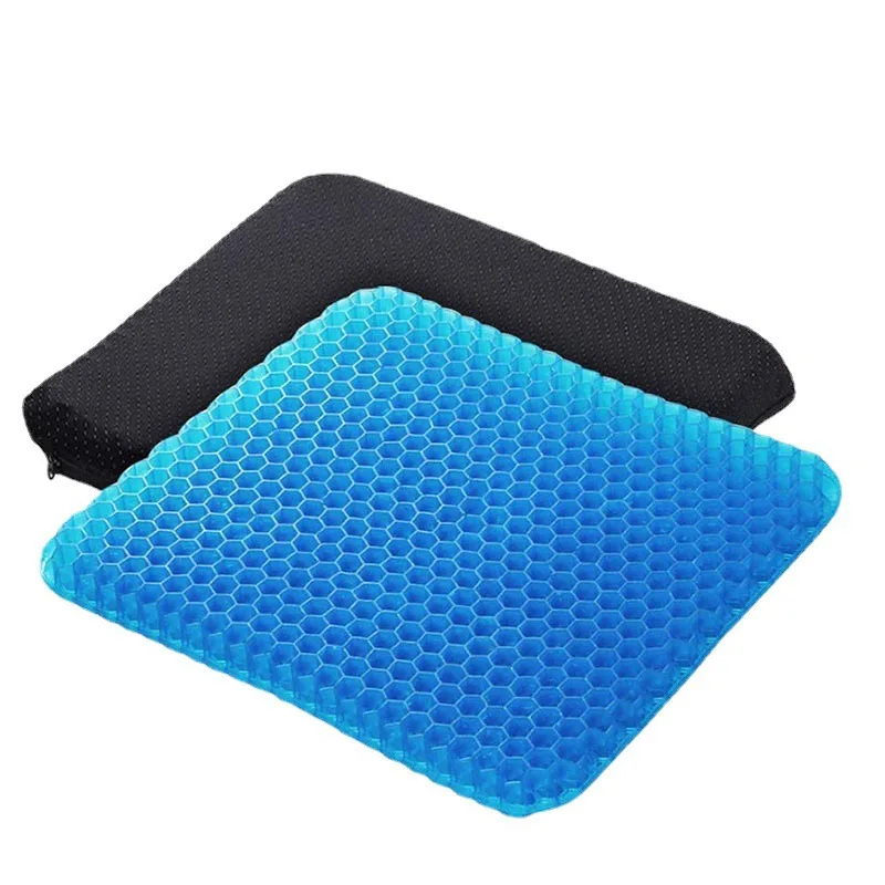 Wholesale Gel Seat Cushion, Soft and Breathable for Long Sitting (Thick & Extra Large), Office Chair, Hip Pain
