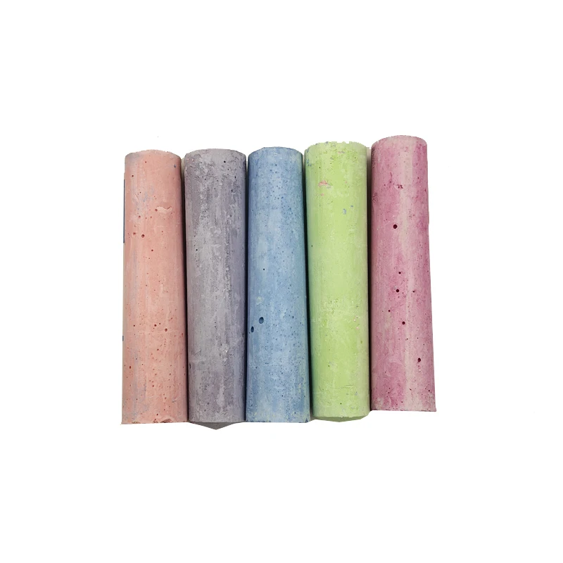 School supplies Student Chalk Colorful Jumbo Dust-free Chalk Bright Color Durable Sidewalk Chalk set for outdoor art play