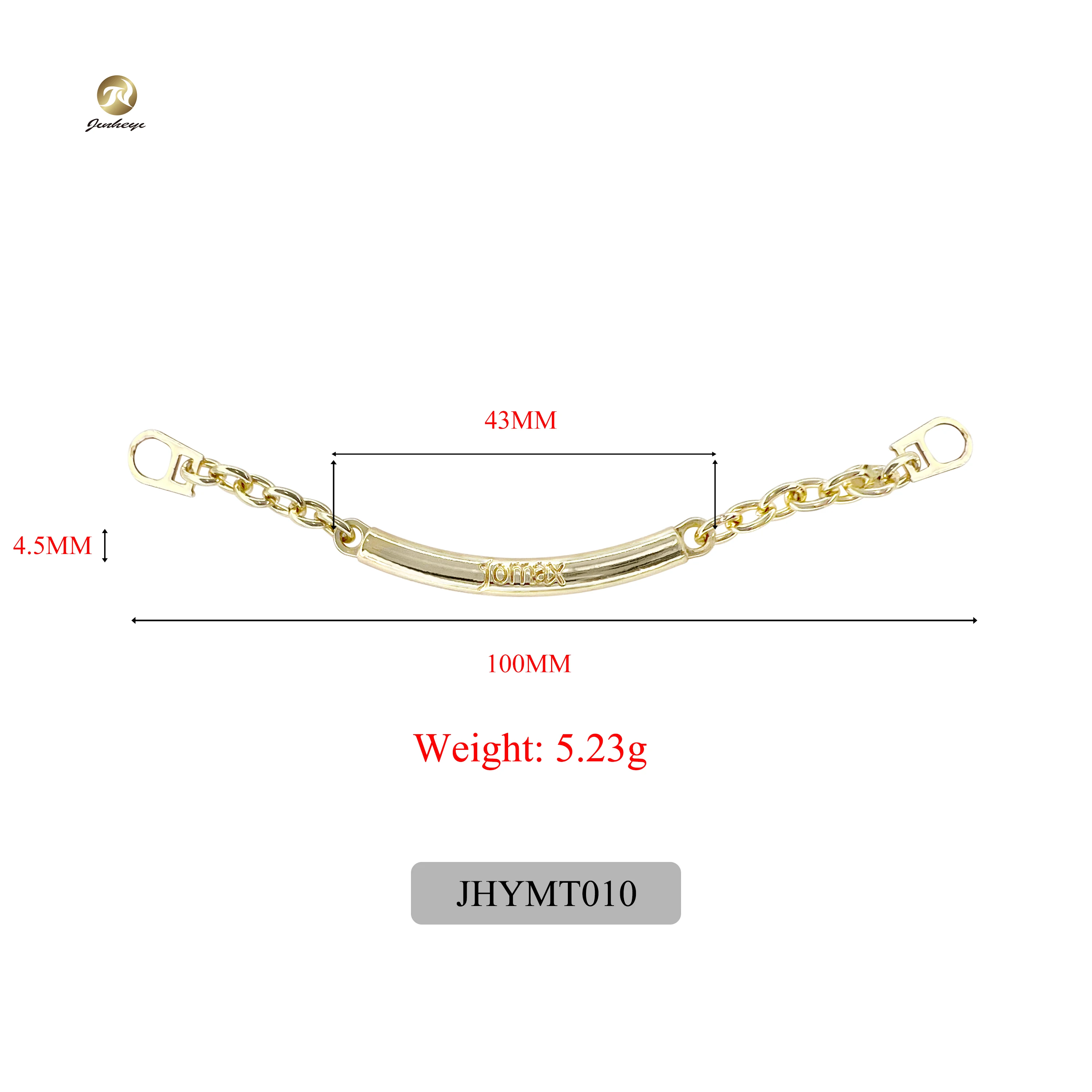 Wholesale Garment Accessories Custom Tag Label Metal Sewing  Coat Engraved Brand Tag Label For Clothing