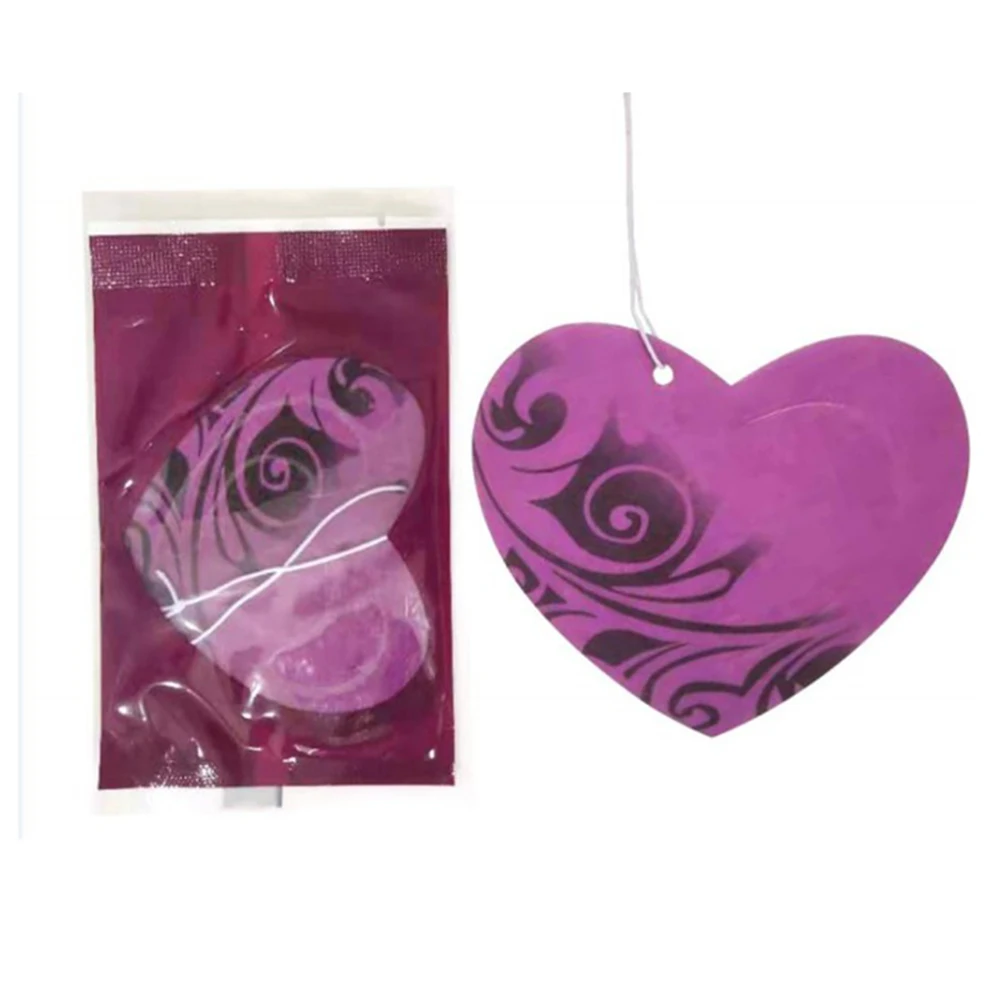 Card absorbent paper private label decoration stickers packages charcoal stick fancy fruits scents car perfume freshener