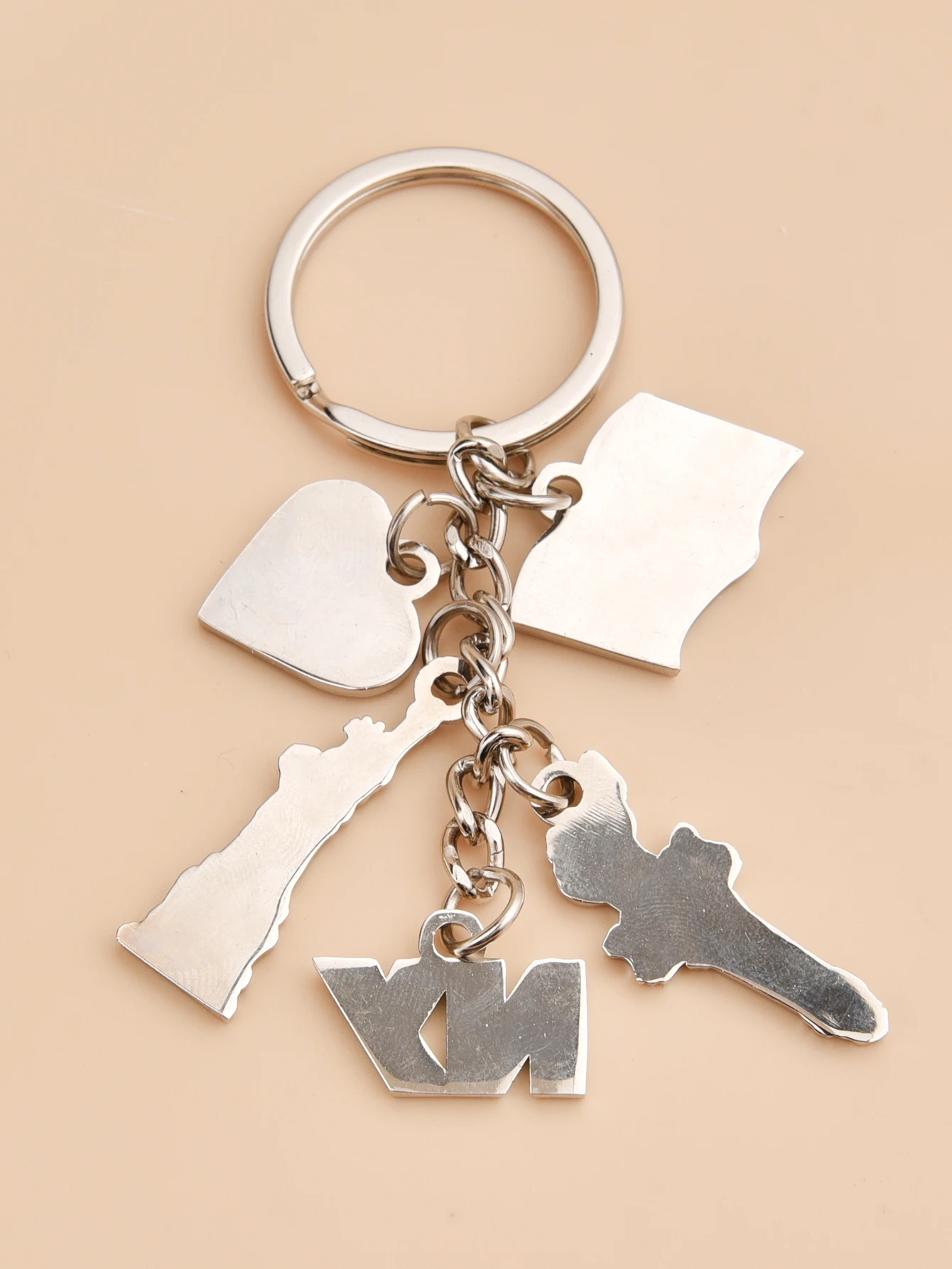Wholesaler USA Massachus Souvenir Keychain Souvenir Independence Day Keychain Statue Liberty Keychain Pendant
