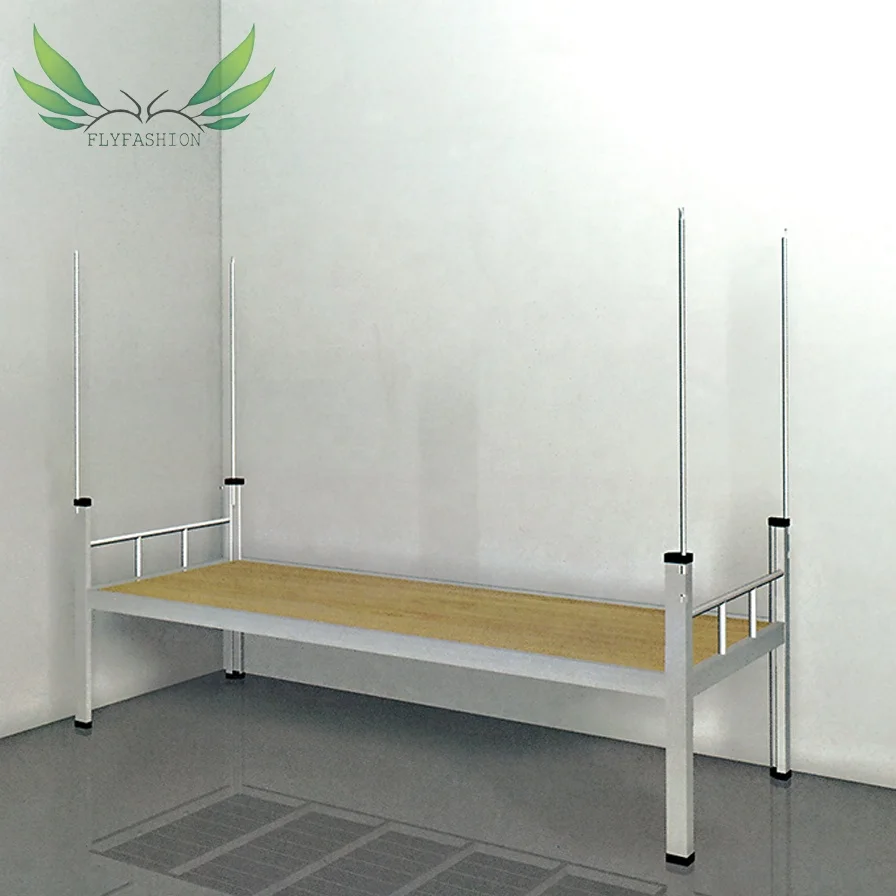 Bedroom furniture Single metal bed and steel bed for dormitory or family