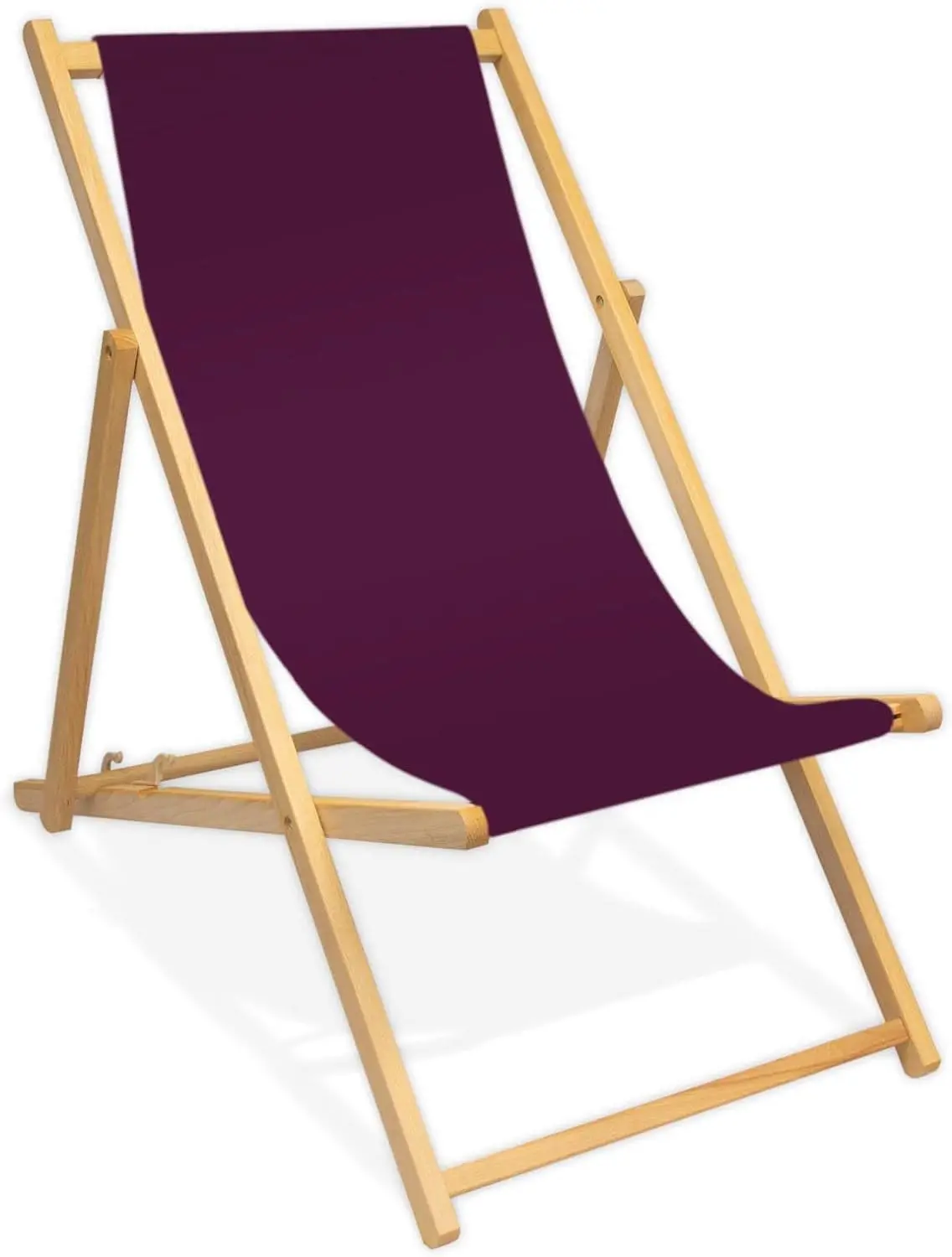hot deckchair sling classic fold wooden full picture printed beach wood chair