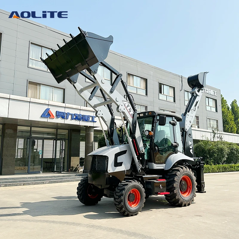 Экскаватор-погрузчик BL90-25 фронтального типа AOLITE высокого качества фронтальный погрузчик 2500 кг 4x4 с экскаватором