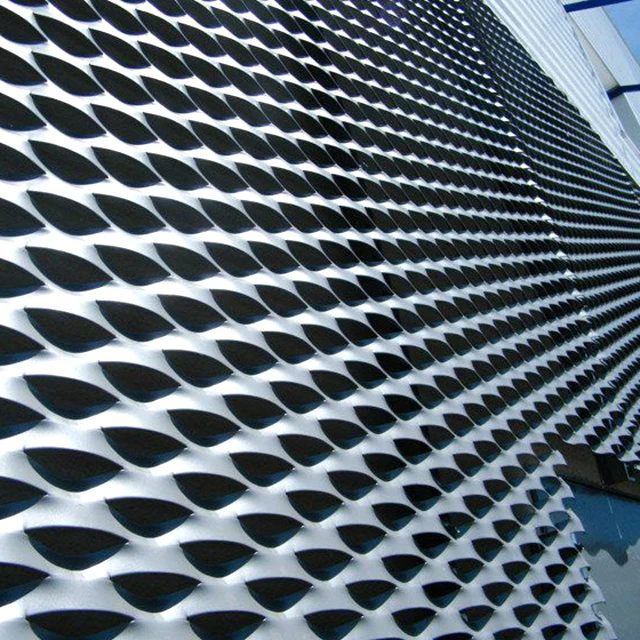 Outdoor building aluminum custom perforated metal sheet facade cladding