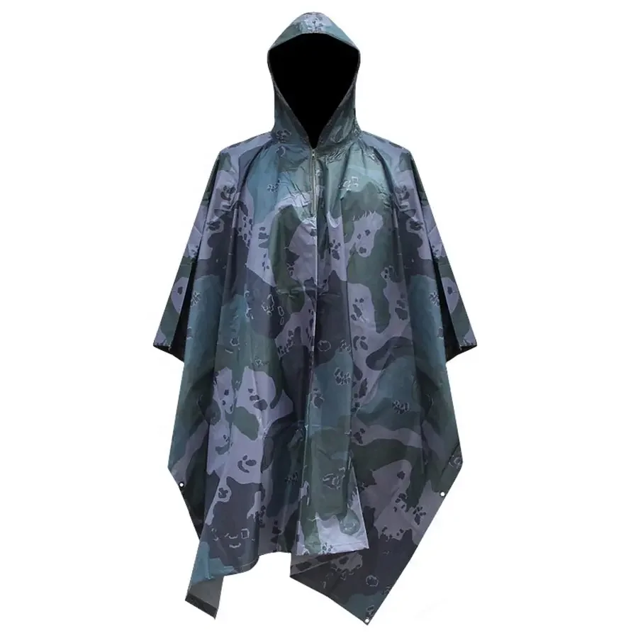 Waterproof Rain Ponchos Hiking Rain Jackets, Reusable Rain Coats for Outdoor Activities