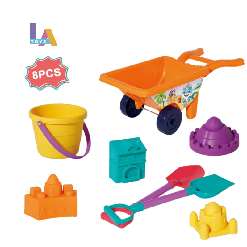 Longthuy Made in Vietnam High Quality Summer Beach Toy Kids Sets Child Sand Toys Set Outdoor Plastic Bucket Sand Beach Toys
