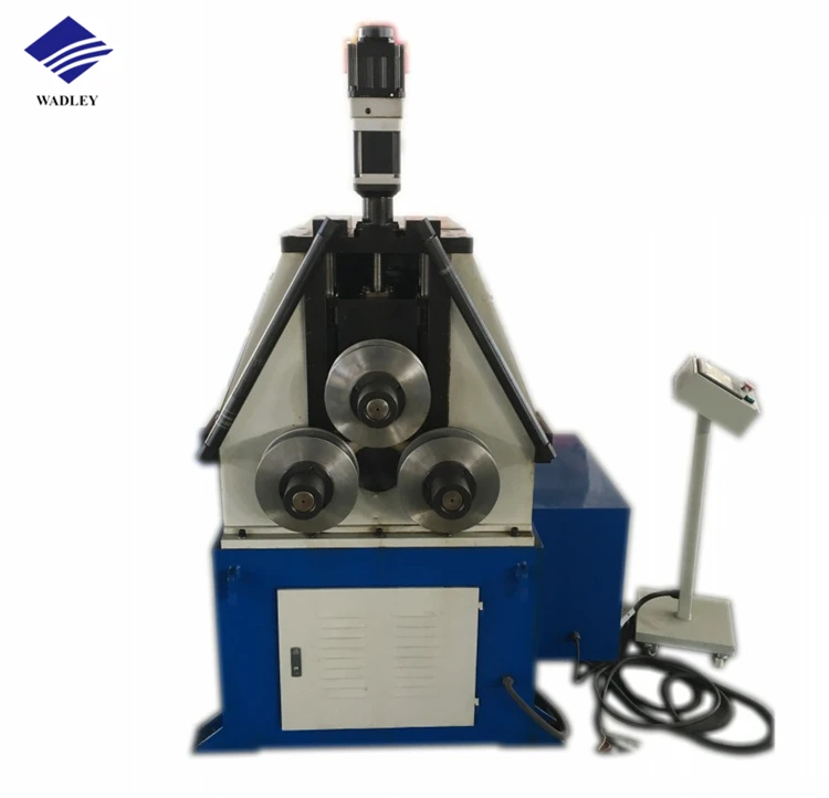 
3 Roller Section Profile Bender W24S 140 Aluminum Profile Bending Machine 
