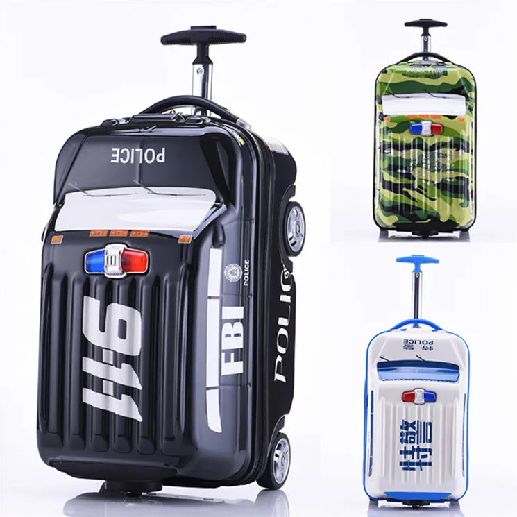 Portable Children Travel Suitcase Shape Trailers Kinds For Scooter Luggage Cart
