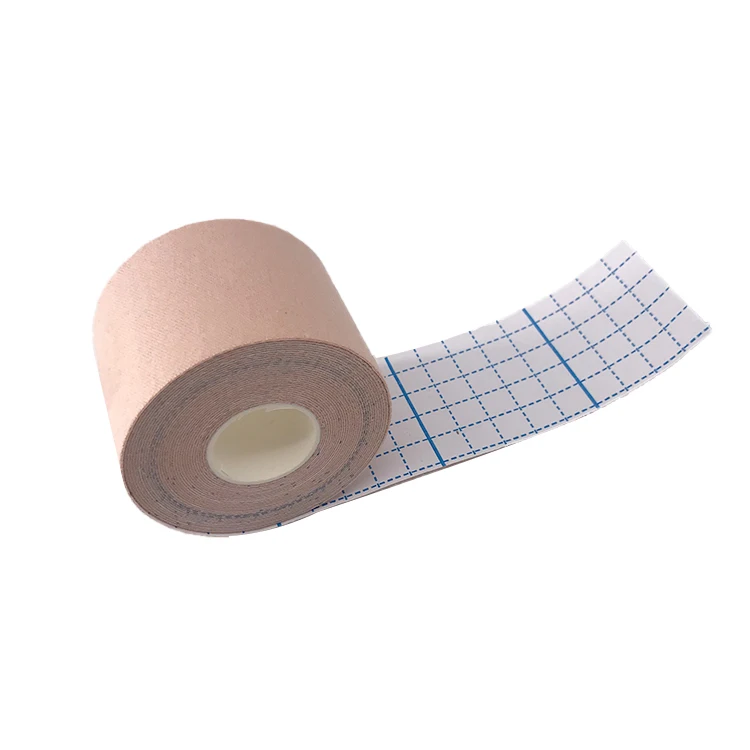 5cm*5m High quality big roll moleskin tape adhesive sports tape soft kinesiology tape