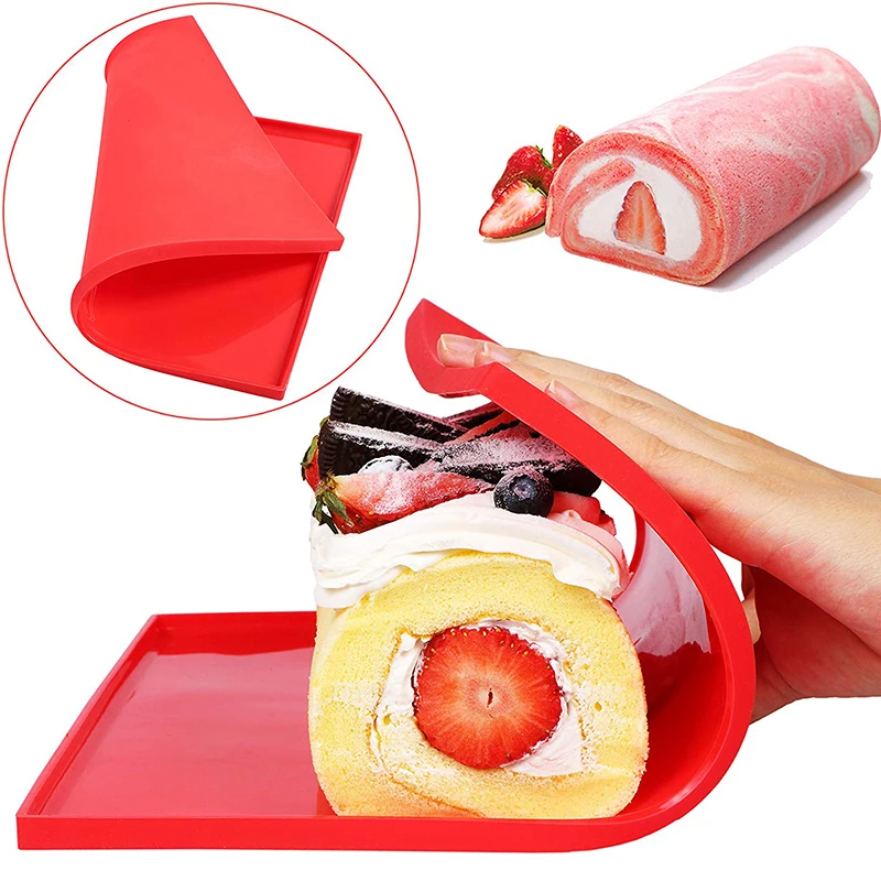 Swiss Roll Cake Mat Pad Baking Tool Pastry Tools Silicone Nonstick Baking Rug Mat Silicone Mould Silicone Cake Mat