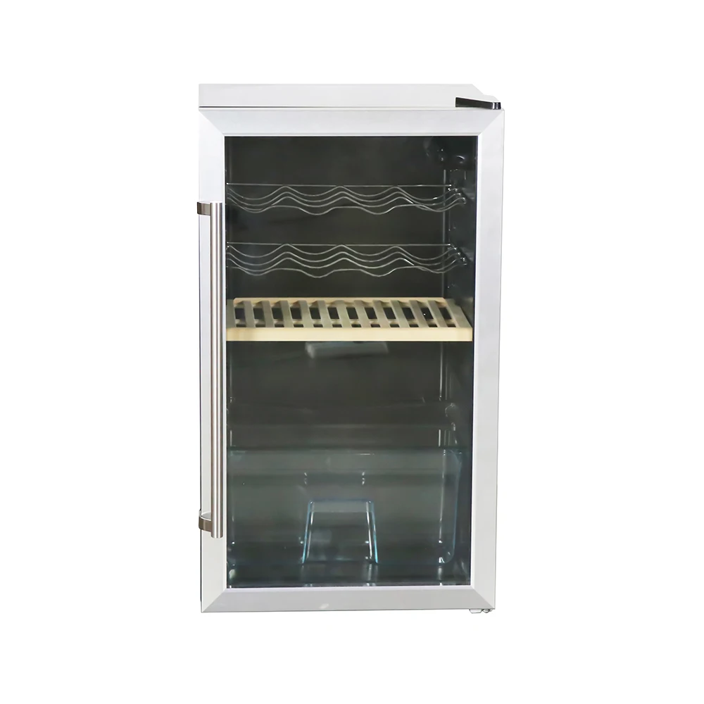Commercial Good Quality Low Noise Efficient French Door Single Zone Wine Cooler Chiller Appliance