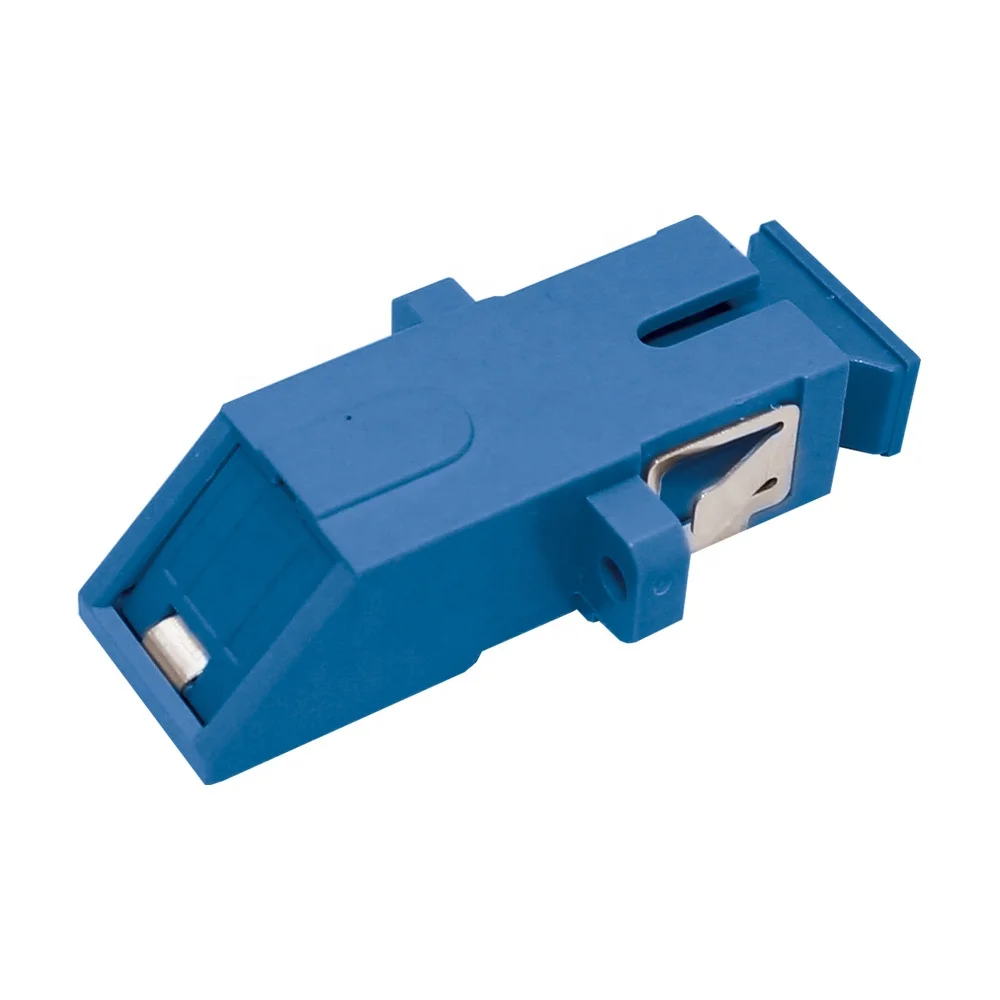 
Fiber optical fc apc sma adapter metal simplex fiber optic sc adapter with shutter 